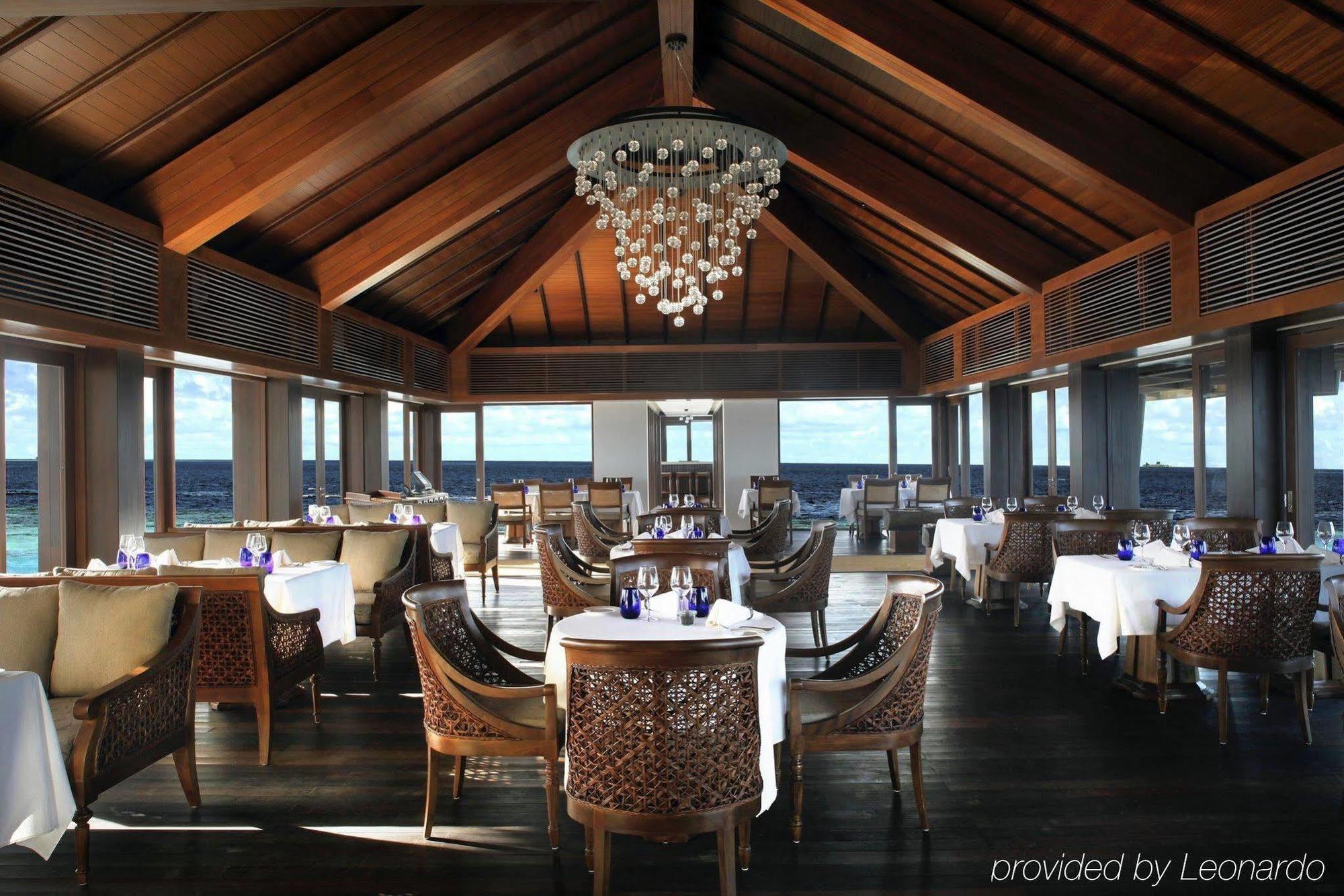 The Residence Maldives Dhigurah  Restauracja zdjęcie